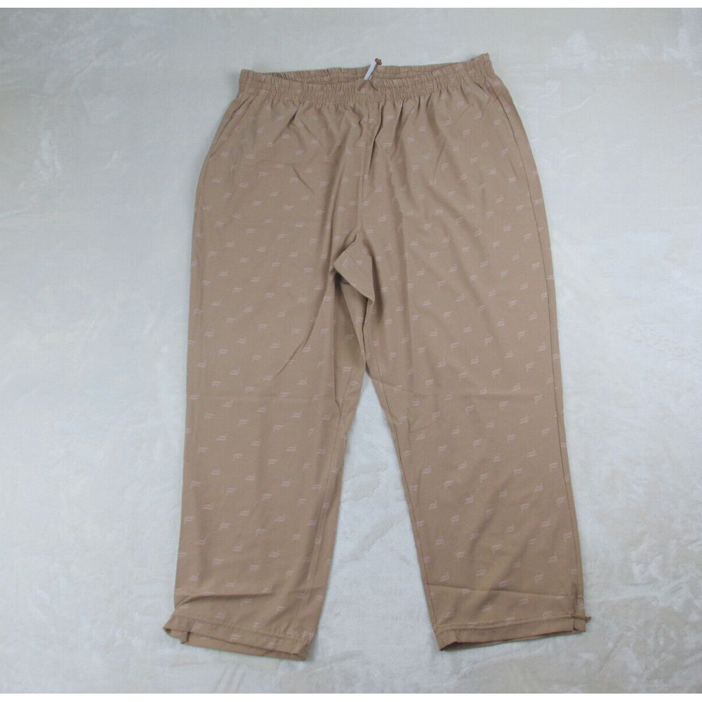 Fabletics Pants Womens 3XL XXXL Brown Iggy Woven Jogger Workout Gym Ladies*
